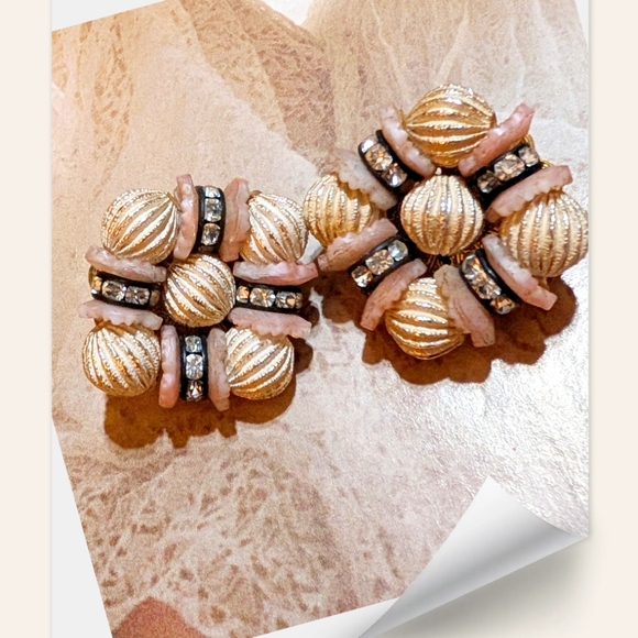 RARE Vintage Hobe Original Box Genuine CZ Earrings - Picture 5 of 6